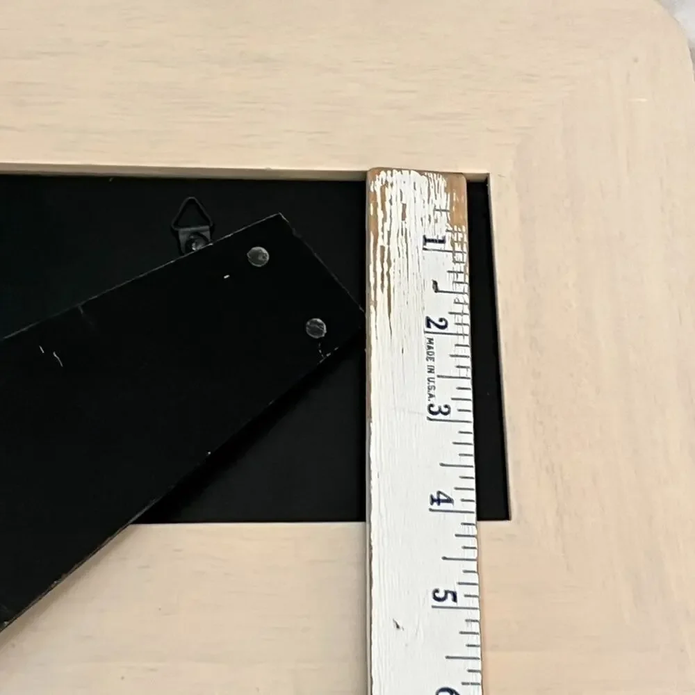Melannco Wood Picture Frame 4 x 6 in Rectangle Raised Modern Minimalist
